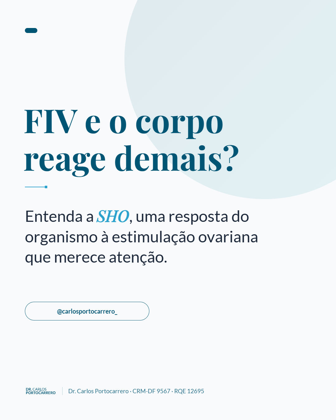 Capa: "FIV e o corpo reage demais?".